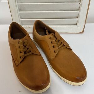 Jousen Milan Men's Tan Leather Sneakers